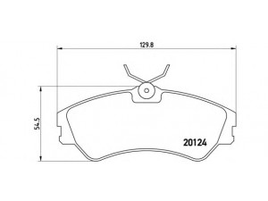 BREMBO P 85 028 stabdžių trinkelių rinkinys, diskinis stabdys 
 Techninės priežiūros dalys -> Papildomas remontas
701698151, 701698151C