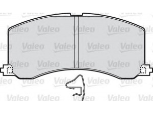 VALEO 598830 stabdžių trinkelių rinkinys, diskinis stabdys 
 Techninės priežiūros dalys -> Papildomas remontas
55800-60G00, 55800-61G60, 55800-61G70