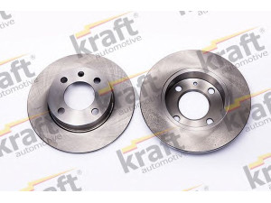 KRAFT AUTOMOTIVE 6050200 stabdžių diskas 
 Dviratė transporto priemonės -> Stabdžių sistema -> Stabdžių diskai / priedai
6N0 615 601 A, 6N0 615 601 B, 6N0 615 601 A