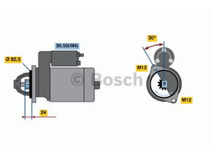 BOSCH 0 001 362 600 starteris 
 Elektros įranga -> Starterio sistema -> Starteris
1516705R, 002 150 69 01, 003 151 07 01