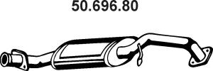 EBERSPÄCHER 50.696.80 vidurinis duslintuvas 
 Išmetimo sistema -> Duslintuvas
MR312481