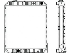 SAKURA  Automotive 1321-0410 radiatorius, variklio aušinimas