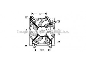 AVA QUALITY COOLING HY7524 ventiliatorius, radiatoriaus 
 Aušinimo sistema -> Oro aušinimas
9773025000, 9773525000, 9773725000
