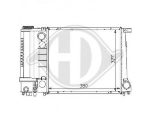 DIEDERICHS 8102166 radiatorius, variklio aušinimas 
 Aušinimo sistema -> Radiatorius/alyvos aušintuvas -> Radiatorius/dalys
17111712976, 171117129769, 17111719024