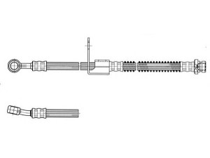 CEF 512478 stabdžių žarnelė 
 Stabdžių sistema -> Stabdžių žarnelės
587321A000, 5873225000