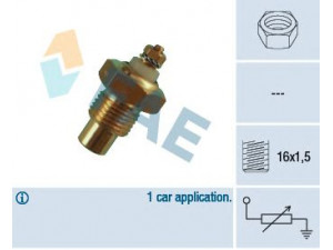 FAE 30280 siuntimo blokas, aušinimo skysčio temperatūra 
 Aušinimo sistema -> Siuntimo blokas, aušinimo skysčio temperatūra
91.517.505, 0242.50