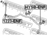 FEBEST HYSB-ENF skersinio stabilizatoriaus įvorių komplektas
54813-2H000, 54813-2K200