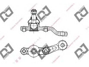 DJ PARTS DB1203 atramos/vairo trauklė 
 Ašies montavimas/vairavimo mechanizmas/ratai -> Sujungimai -> Atramos/vairo trauklė
43330-29275, 4333029275