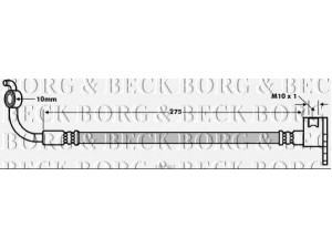 BORG & BECK BBH7813 stabdžių žarnelė 
 Stabdžių sistema -> Stabdžių žarnelės
NA75-43-980, NA75-43-980A