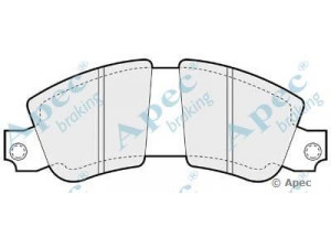 APEC braking PAD289 stabdžių trinkelių rinkinys, diskinis stabdys
4320272, 7701201534, 7701202044