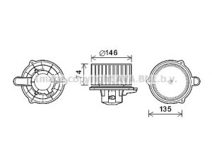 AVA QUALITY COOLING HY8350 elektrovariklis, vidinis pūtiklis 
 Šildymas / vėdinimas -> Orpūtė/dalys
971131E000