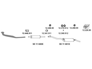 EBERSPÄCHER 12_277 išmetimo sistema 
 Išmetimo sistema -> Išmetimo sistema, visa