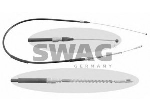 SWAG 99 91 0592 trosas, stovėjimo stabdys 
 Stabdžių sistema -> Valdymo svirtys/trosai
611 420 00 85, 611 420 09 85