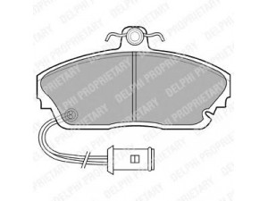 DELPHI LP559 stabdžių trinkelių rinkinys, diskinis stabdys 
 Techninės priežiūros dalys -> Papildomas remontas
45022-SG9-000, GBP90299