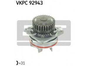 SKF VKPC 92943 vandens siurblys 
 Aušinimo sistema -> Vandens siurblys/tarpiklis -> Vandens siurblys
21010-AL527, 21010-AL528, 77 01 068 163