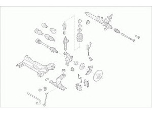 ZF Parts VW-GOLF-FZ043 vairavimo mechanizmas; rato pakaba 
 Ašies montavimas/vairavimo mechanizmas/ratai -> Prekių paieška pagal schemą