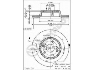 BREMBO 09.5296.10 stabdžių diskas 
 Dviratė transporto priemonės -> Stabdžių sistema -> Stabdžių diskai / priedai
7700767602, 7701204289
