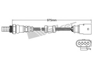 WALKER PRODUCTS 250-24755 lambda jutiklis 
 Išmetimo sistema -> Lambda jutiklis
022 906 262 BT, 06J 906 262 A, 06J 906 262 A