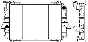 SAKURA  Automotive 1341-0301 radiatorius, variklio aušinimas
