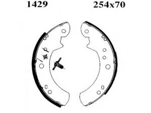 BSF 01429 stabdžių trinkelių komplektas 
 Techninės priežiūros dalys -> Papildomas remontas
1662293, 6150095, 801469