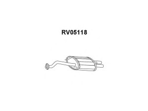 VENEPORTE RV05118 galinis duslintuvas 
 Išmetimo sistema -> Duslintuvas
18307SK3E60, 18307SK3E61, 18307SK3G61
