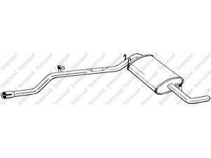 BOSAL 283-003 galinis duslintuvas 
 Išmetimo sistema -> Duslintuvas
SE.021.115.315.A, SE.021.115.315.B