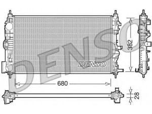 DENSO DRM15005 radiatorius, variklio aušinimas 
 Aušinimo sistema -> Radiatorius/alyvos aušintuvas -> Radiatorius/dalys
13267666