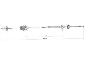 FERODO FCC421144 sankabos trosas 
 Dviratė transporto priemonės -> Kabeliai ir tachometro velenaai -> Sankabos trosas
2150C0