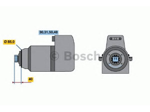 BOSCH 0 001 510 003 starteris