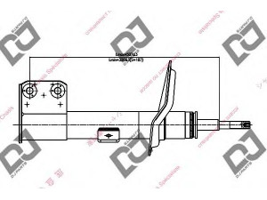 DJ PARTS DS1375GS amortizatorius 
 Pakaba -> Amortizatorius
5202.CZ, 5202.EC