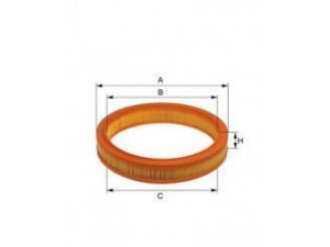 UNIFLUX FILTERS XA144 oro filtras 
 Techninės priežiūros dalys -> Techninės priežiūros intervalai
6162 292, 6162292, 6497 632, 6497632
