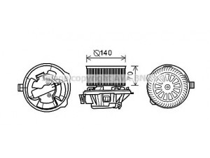 AVA QUALITY COOLING CN8289 elektrovariklis, vidinis pūtiklis 
 Šildymas / vėdinimas -> Orpūtė/dalys
6441N7, E165010