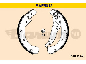 BARUM BAE5012 stabdžių trinkelių komplektas 
 Techninės priežiūros dalys -> Papildomas remontas
16 05 920, 90512792