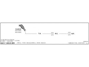 IMASAF 504000184 išmetimo sistema 
 Išmetimo sistema -> Išmetimo sistema, visa