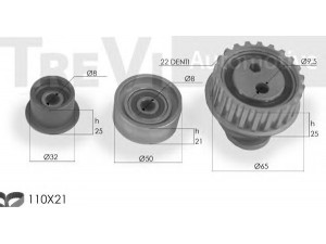 TREVI AUTOMOTIVE KD1115 paskirstymo diržo komplektas 
 Techninės priežiūros dalys -> Papildomas remontas
11317624063
