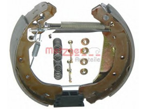 METZGER MG 672V stabdžių trinkelių komplektas 
 Techninės priežiūros dalys -> Papildomas remontas
