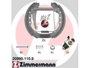 ZIMMERMANN 20990.110.9 stabdžių trinkelių komplektas 
 Techninės priežiūros dalys -> Papildomas remontas