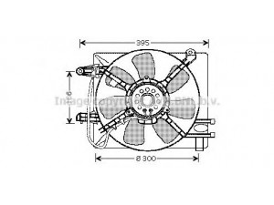 AVA QUALITY COOLING DW7505 ventiliatorius, radiatoriaus 
 Aušinimo sistema -> Oro aušinimas
96322939, 96322939