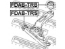 FEBEST FDAB-TRS valdymo svirties/išilginių svirčių įvorė
4131788