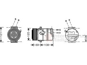 VAN WEZEL 3700K438 kompresorius, oro kondicionierius 
 Oro kondicionavimas -> Kompresorius/dalys
13124751, 13297443, 6854056, 93168630