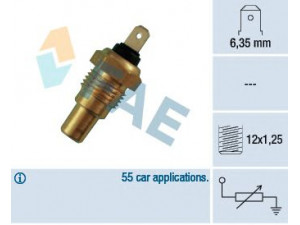 FAE 31580 siuntimo blokas, aušinimo skysčio temperatūra 
 Elektros įranga -> Jutikliai
25080-89903