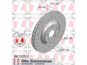 ZIMMERMANN 100.3327.52 stabdžių diskas 
 Dviratė transporto priemonės -> Stabdžių sistema -> Stabdžių diskai / priedai
8J0 615 301, 8J0 615 301 G