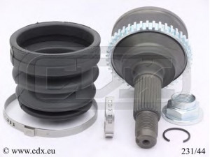 CDX 231/44 jungčių komplektas, kardaninis velenas 
 Ratų pavara -> Sujungimai/komplektas