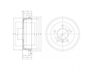 DELPHI BF168 stabdžių būgnas 
 Stabdžių sistema -> Būgninis stabdys -> Stabdžių būgnas
601 423 5101, A60 142 35101