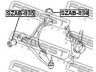 FEBEST SZAB-035 valdymo svirties/išilginių svirčių įvorė
45500-50810