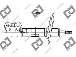 DJ PARTS DS1720GS amortizatorius 
 Pakaba -> Amortizatorius
4851006390, 4851006410, 4851006610