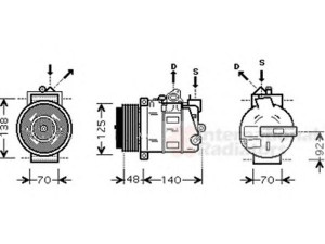 VAN WEZEL 3000K393 kompresorius, oro kondicionierius 
 Oro kondicionavimas -> Kompresorius/dalys
000 230 6211, 000 230 9711, 001 230 4511