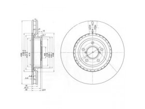 DELPHI BG3818 stabdžių diskas 
 Stabdžių sistema -> Diskinis stabdys -> Stabdžių diskas
26300-FE000, 26300-FE010