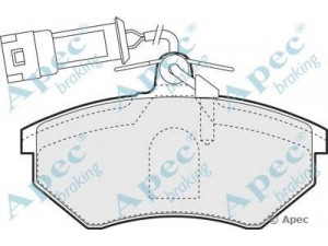 APEC braking PAD1088 stabdžių trinkelių rinkinys, diskinis stabdys 
 Techninės priežiūros dalys -> Papildomas remontas
357698151F