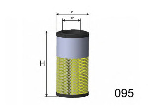 MISFAT R1110 oro filtras
135326206